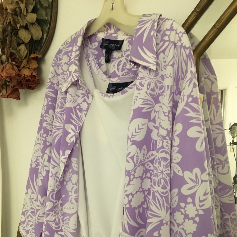 Susan Graver 2 piece top